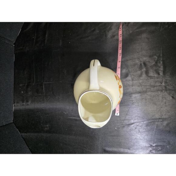 Hall's Superior Jewel Tea Autumn Leaf Ball Pitcher with ice lip, Vintage Beauty - Picture 8 of 8